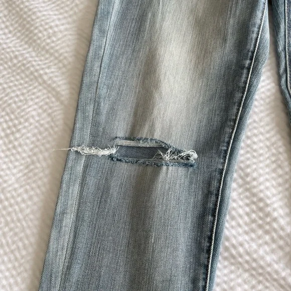 Polo Ralph Lauren Distressed Tompkins Skinny Crop Jeans - Picture 7 of 13